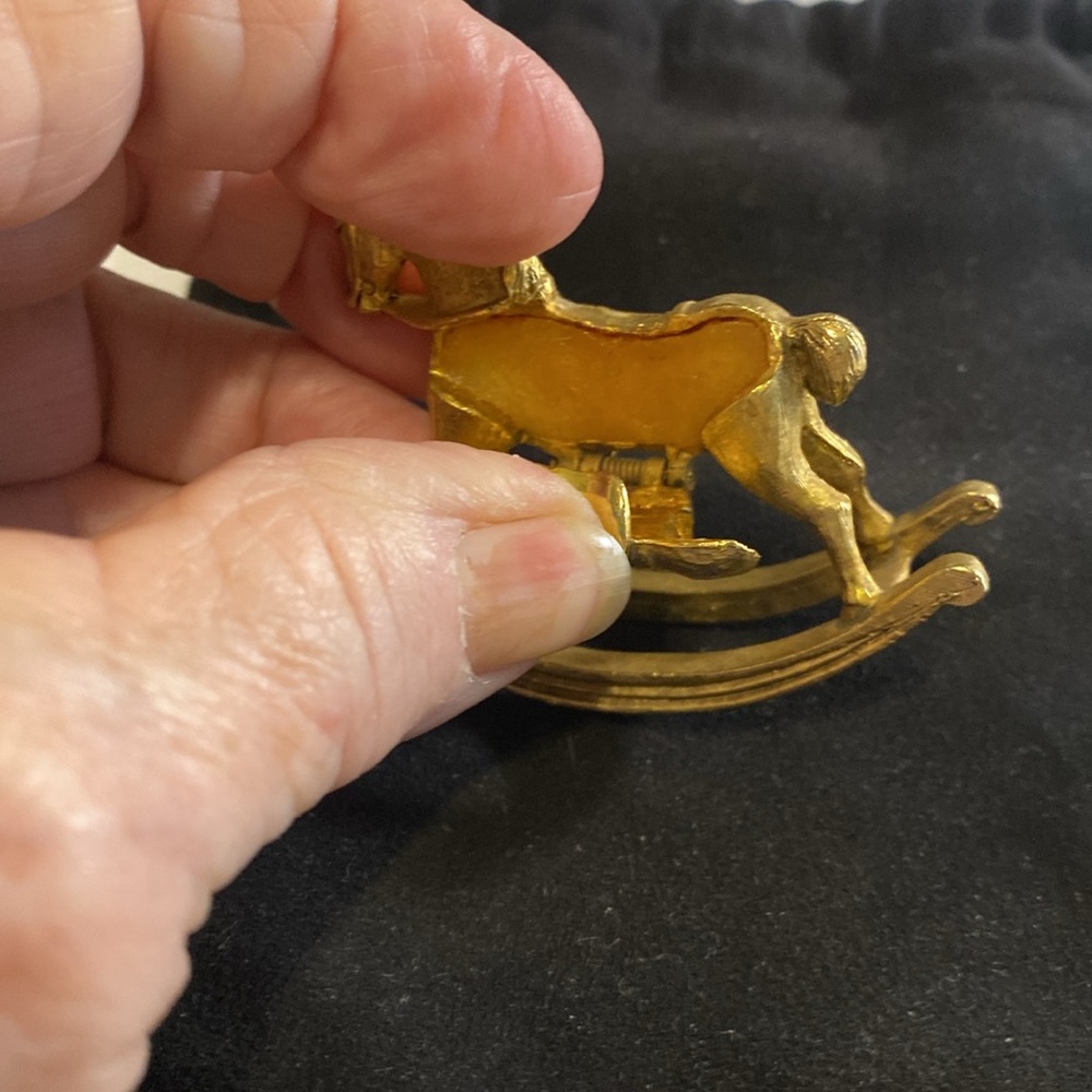 Max Factor Solid Perfume Rocking Horse From The 1… - image 6
